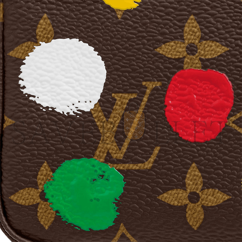 LOUIS VUITTON MASTER LV X YK MINI POCHETTE ACCESSOIRE M81866 (14*9*2cm)